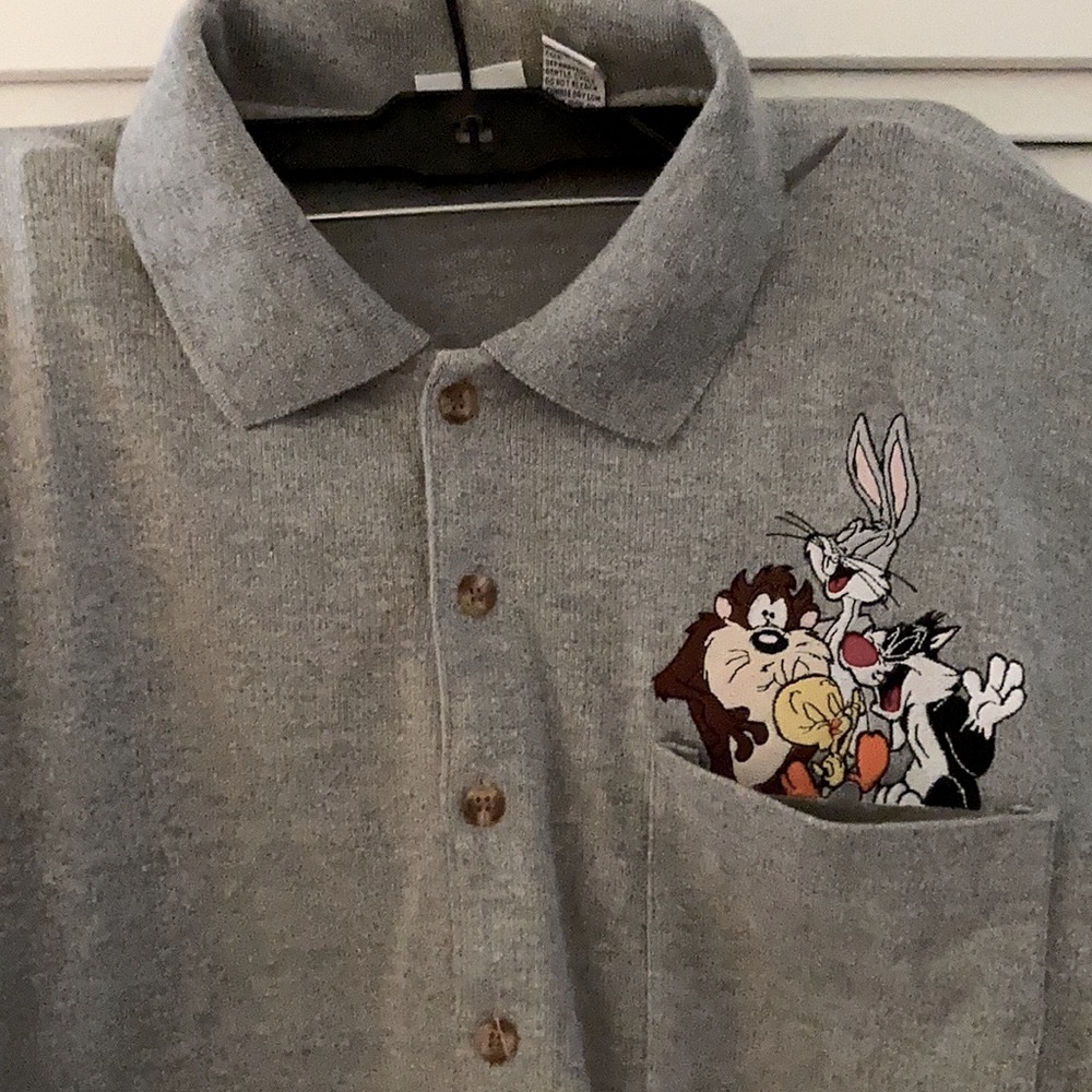 Collectible Vintage Warner Brothers Cardigan 1994